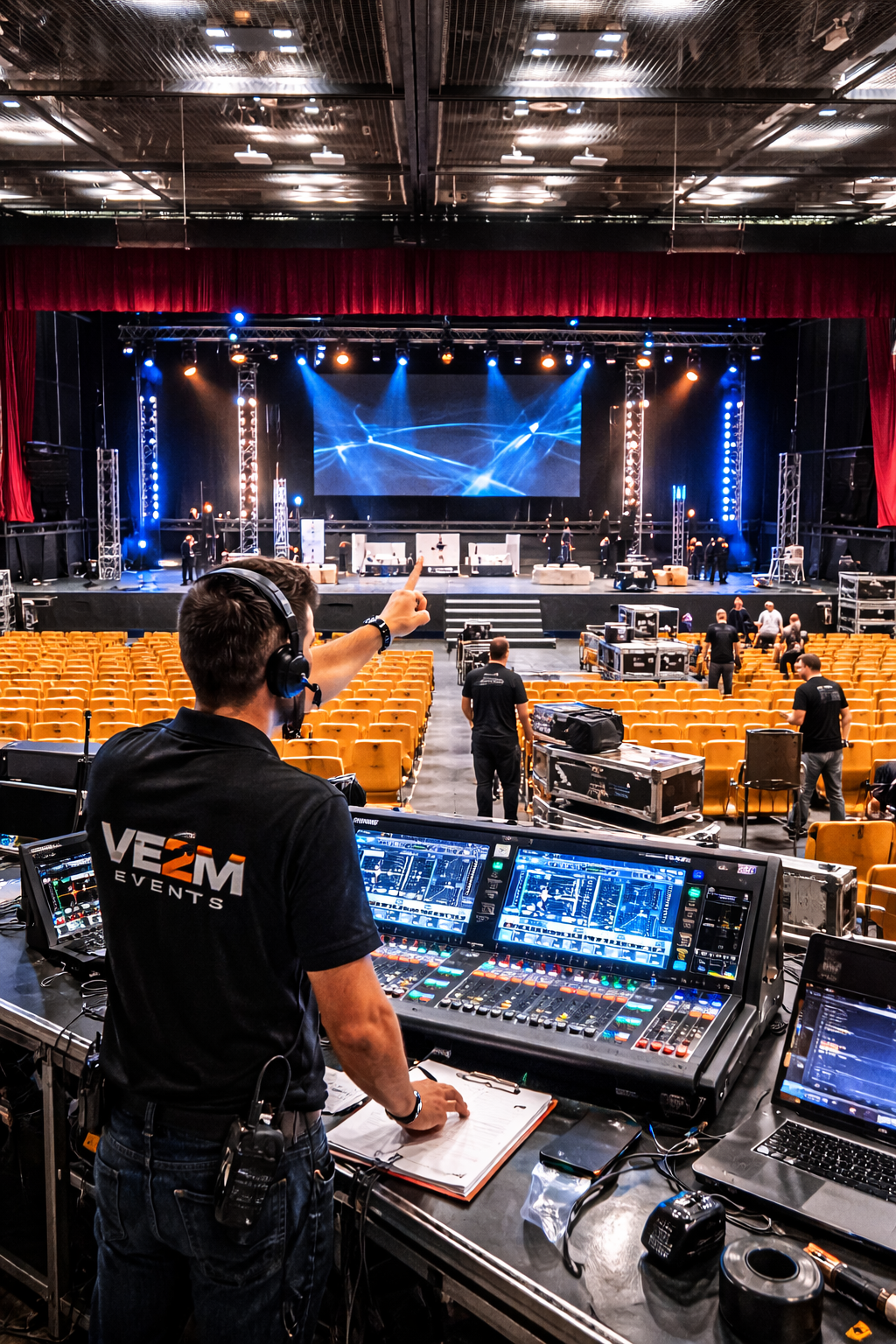 Control operativo durante el evento